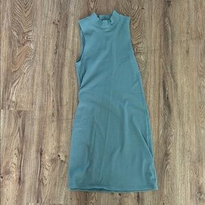 Sleeveless Sage Green Dress